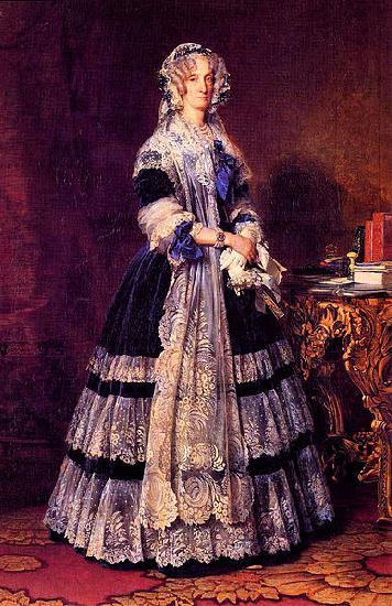 Franz Xaver Winterhalter Portrait of the Queen Marie Amelie of France